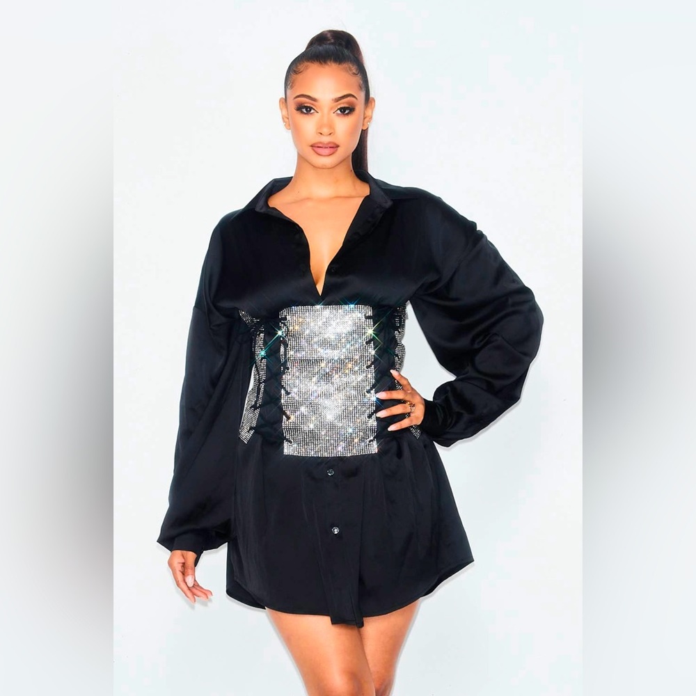 Bling waist sincher